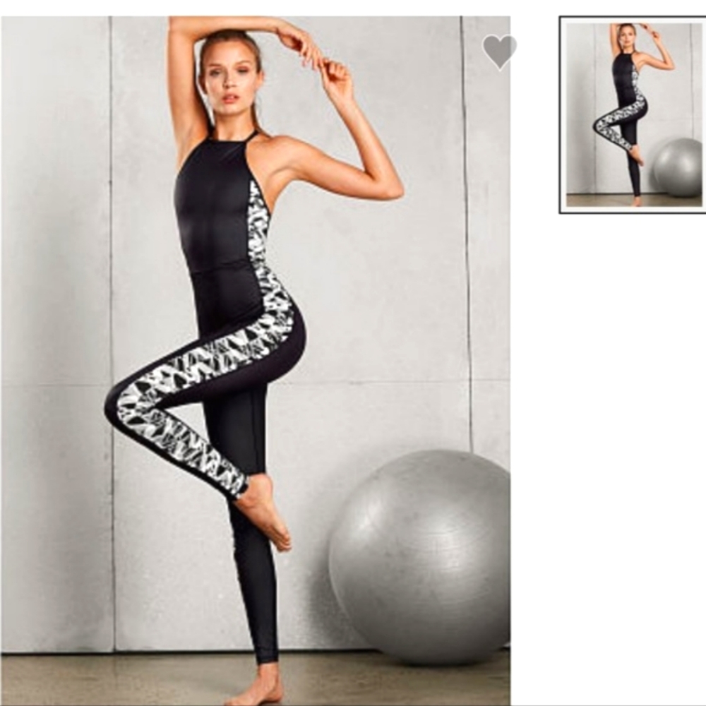 Victoria's Secret STR RY Unitard W/Side-Bllinwave